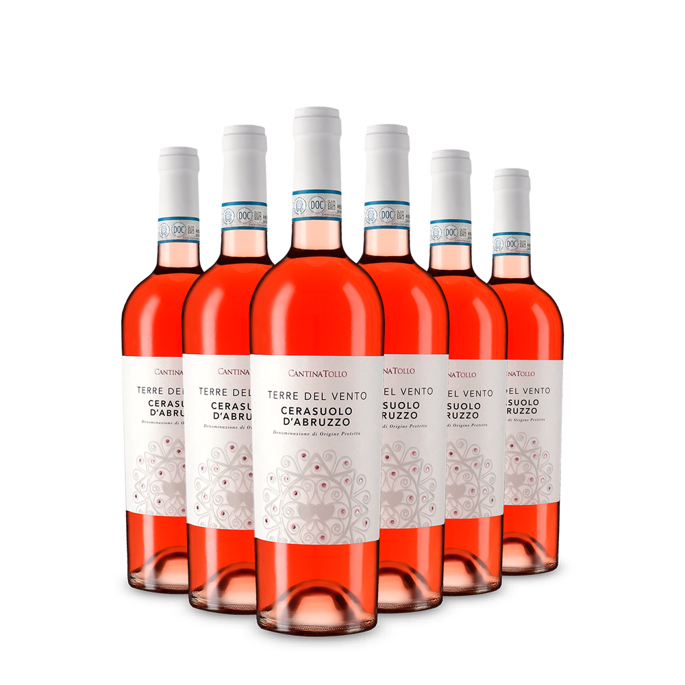 6 palack Terre del Vento Cerasuolo d'Abruzzo Rosato 2025