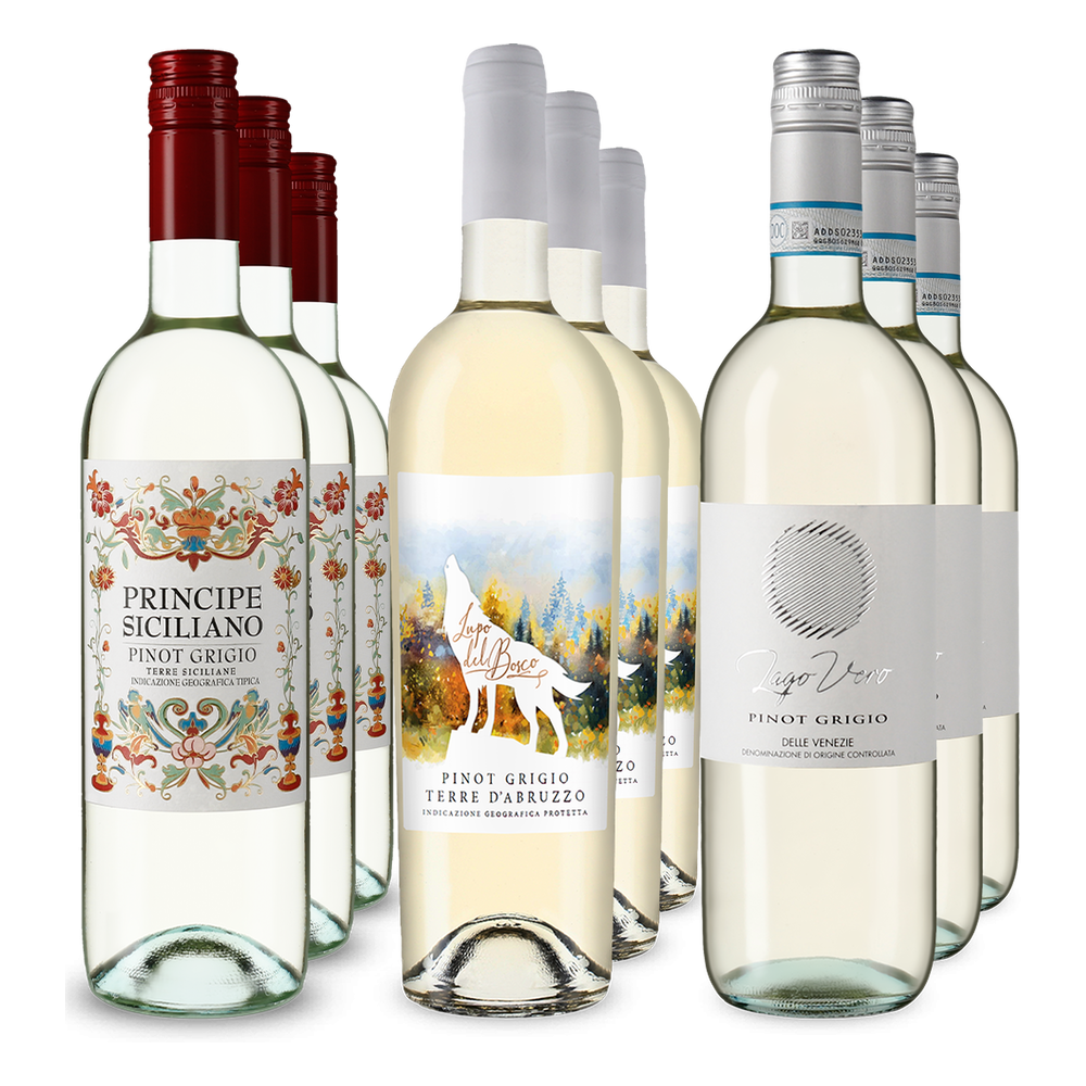 3x3 Pinot grigio-utazás három régión át
