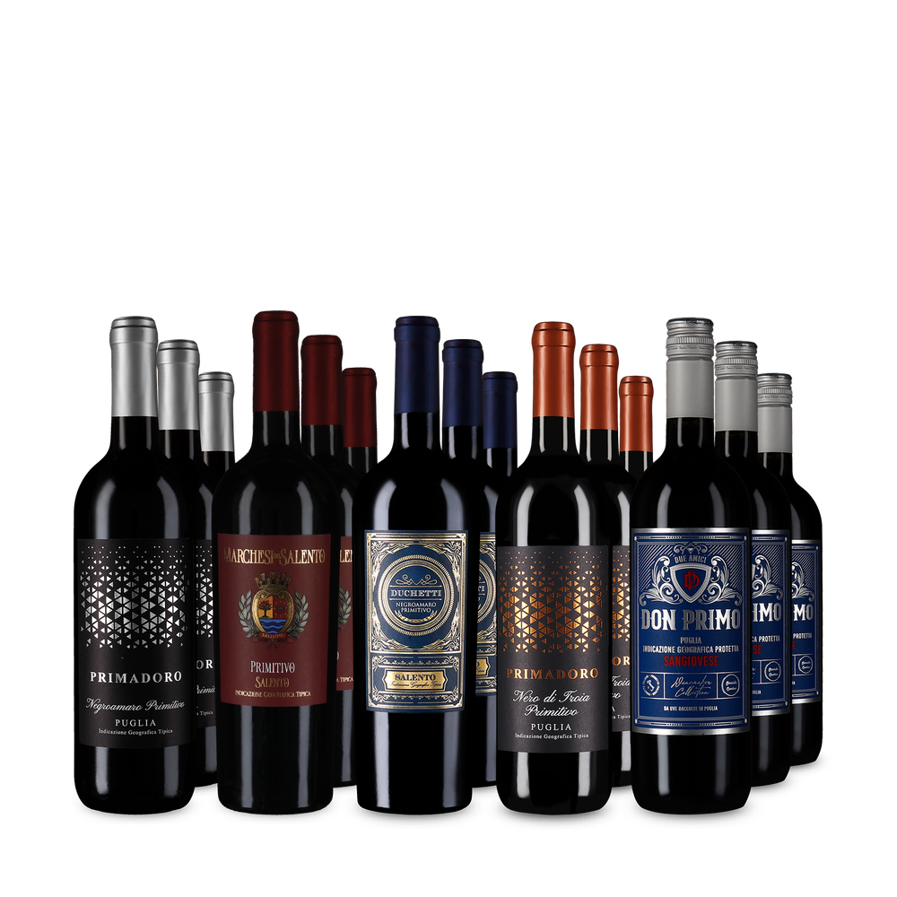 5x3 Primitivo & társai Pugliából akciós áron