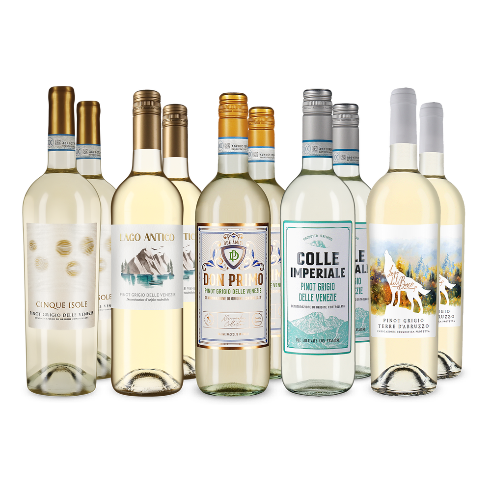 5x2 Pinot Grigio-válogatás nyári ajánlatban
