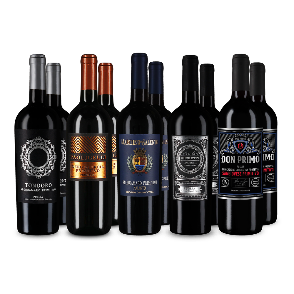 5x2 Primitivo pillanatok Pugliából