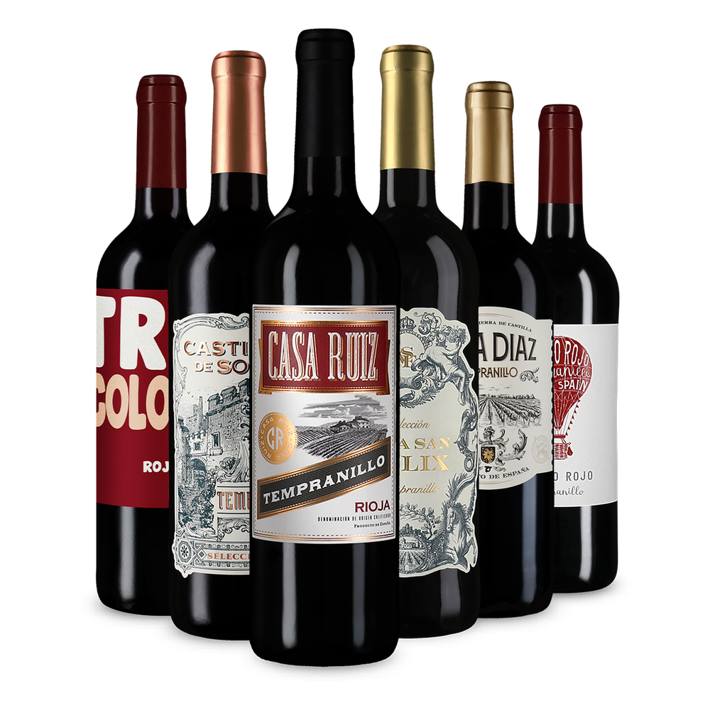 6x1 Tempranillo: Spanyol vörösbor-kedvencek