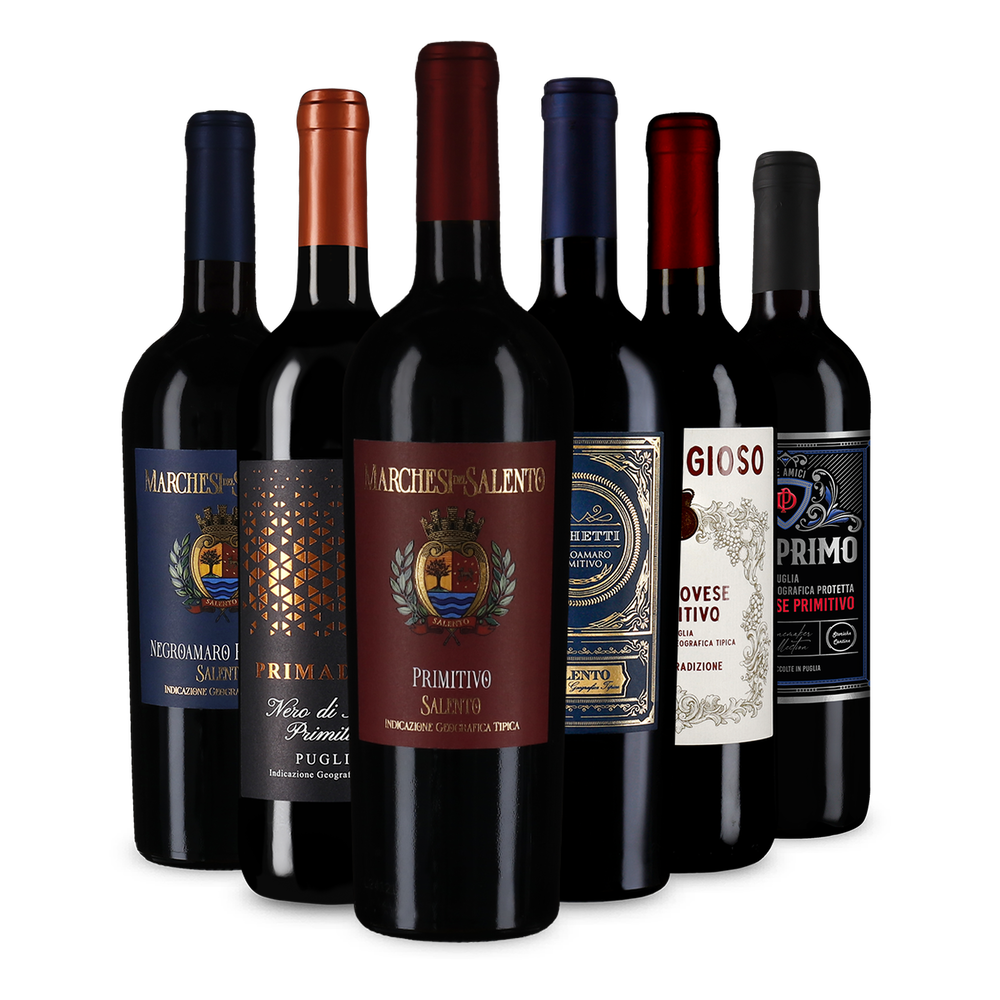 6x1 Primitivo: olasz élvezet kedvezményes áron